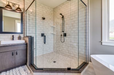 Modern Shower with Glass